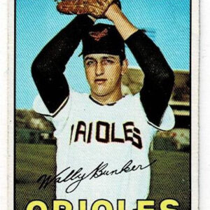 1967 Topps High Number Wally Bunker #585