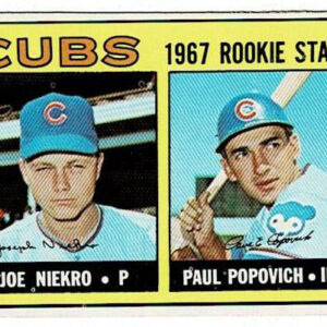 1967 Topps High Number Cubs Rookie Stars Joe Niekro #536
