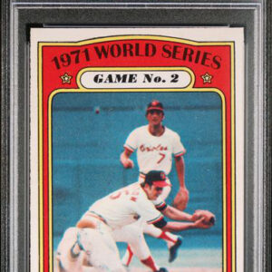 1972 OPC World Series Game 2 Brooks Robinson #224 PSA 8
