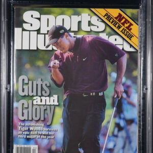 Sports Illustrated August 28, 2000 Tiger Woods Guts and Glory PSA 6.5