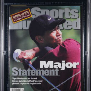 Sports Illustrated August 23, 1999 Tiger Woods Major Statement PSA 9.6