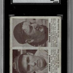 1941 Doubleplay Jimmy Ripple / Ernie Lombardi #11/12 SGC 2