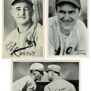Lot of 15 1936 National Chicle Fine Pens w/ Frankie Frisch, Leo Durocher & Lefty Gomez