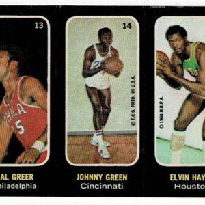 1971-72 Topps Trios Stickers #13-14-15 Hal Greer, Elvin Hayes