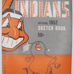 1952 Cleveland Indians Sketch Book