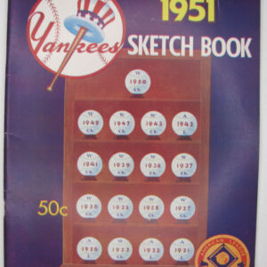 1951 New York Yankees Sketch Book