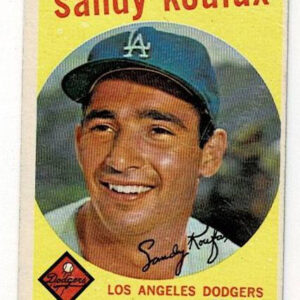 1959 Topps Sandy Koufax #163