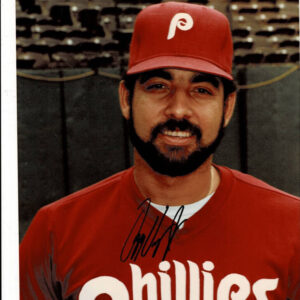Ozzie Virgil Jr. Signed 8X10 Color Photo