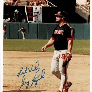 Greg Luzinski Signed 8X10 Color Photo Chicago White Sox