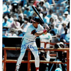 Wally Joyner Signed 8X10 Color Photo MLB Authenticated