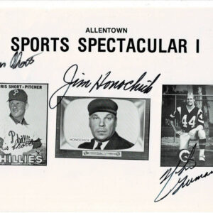 Chris Short, Jim Honochick, Mike Guman Signed 8X10 B&W Photo