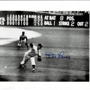 Don Larsen Signed 8X10 B&W Photo