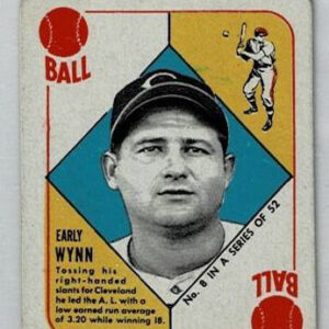 1951 Topps Red Back Early Wynn #8