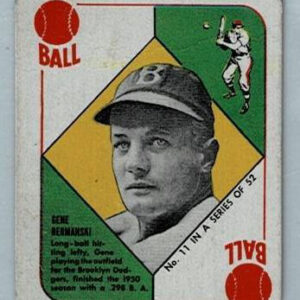1951 Topps Red Back Gene Hermanski #11