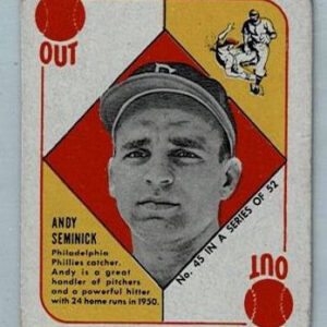 1951 Topps Red Back Andy Seminick #45