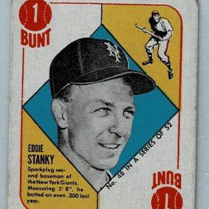 1951 Topps Red Back Eddie Stanky #48