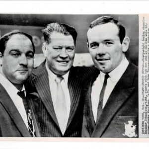 Rocky Marciano, Gene Tunney, Ingemar Johansson 7 X 9.5" Wire Photo 1959