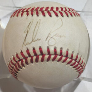 Nolan Ryan Signed ONL Giamatti Baseball JSA