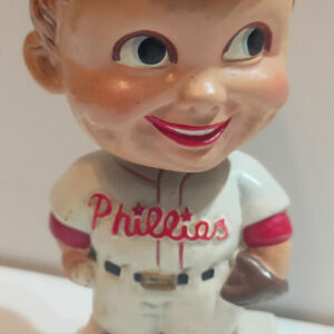 1960s Philadelphia Phillies Bobblehead Nodder Square White Base