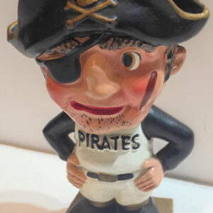 1960s Pittsburgh Pirates Bobblehead Nodder Square Gold Base