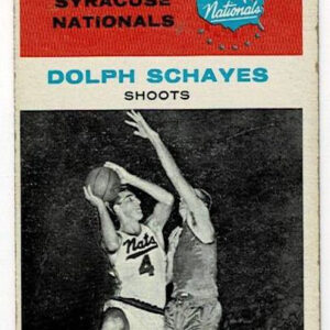 1961 Fleer Basketball Dolph Schayes #63