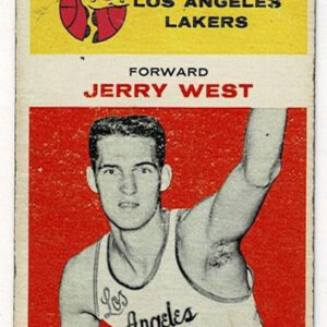 1961 Fleer Basketball Jerry West #43