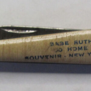 Babe Ruth 1927 60 Home Runs Souvenir New York Yankees Pocket Knife Keychain