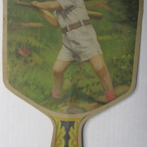 Vintage Early 1900s Baseball Advertising Fan