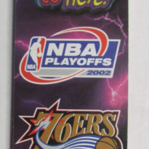 2002 Philadelphia 76ers Playoff Ticket Booklet