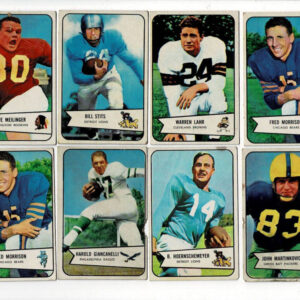 Lot of 40 1954 Bowman Football Cards w/ HOF