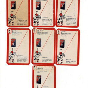 Complete Set 1934 Quaker Oats Ask Me Baseball Trivia Cards