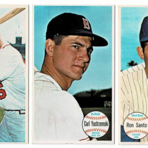 Lot of 5 1964 Topps Giants HOFers incl. Carl Yastrzemski, Brooks Robinson
