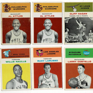 Lot of 12 1961 Fleer Basketball w/ HOF Attles, Braun, Schayes