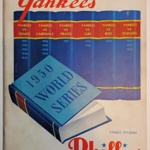 1950 World Series Program New York Yankees vs. Philadephia Phillies