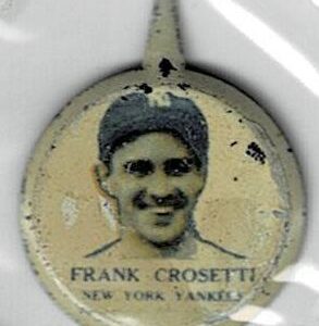 1938 Our National Game Pin Frank Crosetti