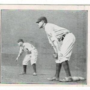 1912 T202 Hassan Triple Folder George Gibson, Al Leifield, Chase Guarding First