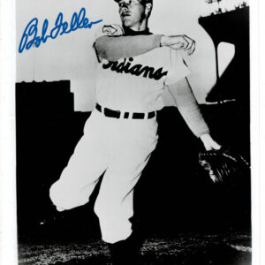 Bob Feller Signed 8x10 B&W Photo