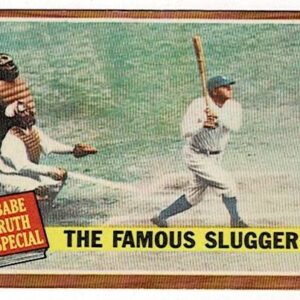 1962 Topps Babe Ruth Special #138 The Famous Slugger