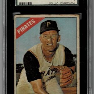 1966 Topps Venezuelan Vern Law #15 SGC 1 Pittsburgh Pirates
