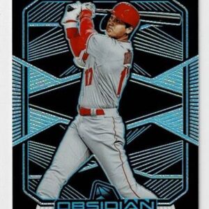 Panini 2020 Chronicles Baseball Shohei Ohtani Obsidian Insert #40